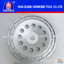 Huazuan 4-7 Inch Double Row Cup Grinding Disc